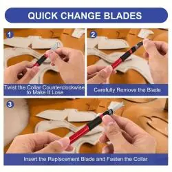 Herramientas Manuales,Set Bisturi Cortante Tipo Lapiz Con Cuchillas Metal Manualidades