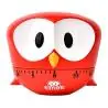 Timer Temporizadores,Timer Cocina Con Forma De Buho Retro Reloj Temporizador A Cuerda