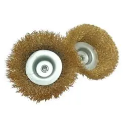 Otros,Disco Escobilla Alambre Acero Chascon Cerdas Metal Pulido Oxido Pintura - Cono Taladro