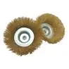 Otros,Disco Escobilla Alambre Acero Chascon Cerdas Metal Pulido Oxido Pintura - Cono Taladro