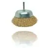 Otros,Disco Escobilla Alambre Acero Chascon Cerdas Metal Pulido Oxido Pintura - Cono Taladro
