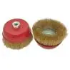 Otros,Disco Escobilla Alambre Acero Chascon Cerdas Metal Pulido Oxido Pintura - Esmeril