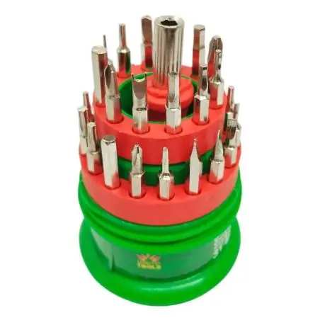 Herramientas Manuales,Set Destornillador Precision Puntas Intercambiable Portatil Multifuncion