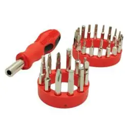 Herramientas Manuales,Set Destornillador Precision Puntas Intercambiable Portatil Multifuncion