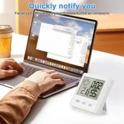 Termómetros e Higrómetros,Termohigrometro Medidor De Temperatura Y Humedad Digital