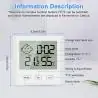 Termómetros e Higrómetros,Termohigrometro Medidor De Temperatura Y Humedad Digital