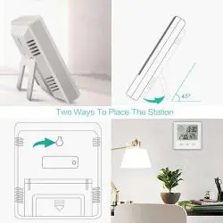 Termómetros e Higrómetros,Termohigrometro Medidor De Temperatura Y Humedad Digital