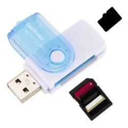 Accesorios Almacenamiento,Adaptador Lector Usb De Tarjetas De Memoria Sd Micro Sd