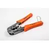Tester y Herramientas de Redes,Crimpeadora Metalica Alicate Eletricista Mk-0210 4/6/8p Rj45 - Naranjo