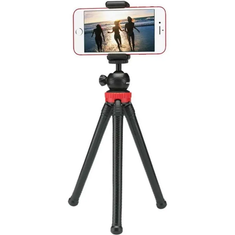 Soporte, Tripode, Lentes y Bastón Selfie,Tripode 30 Cm Flexible Grande Ajustable Grueso Celular Gopro - Pulpo JM801