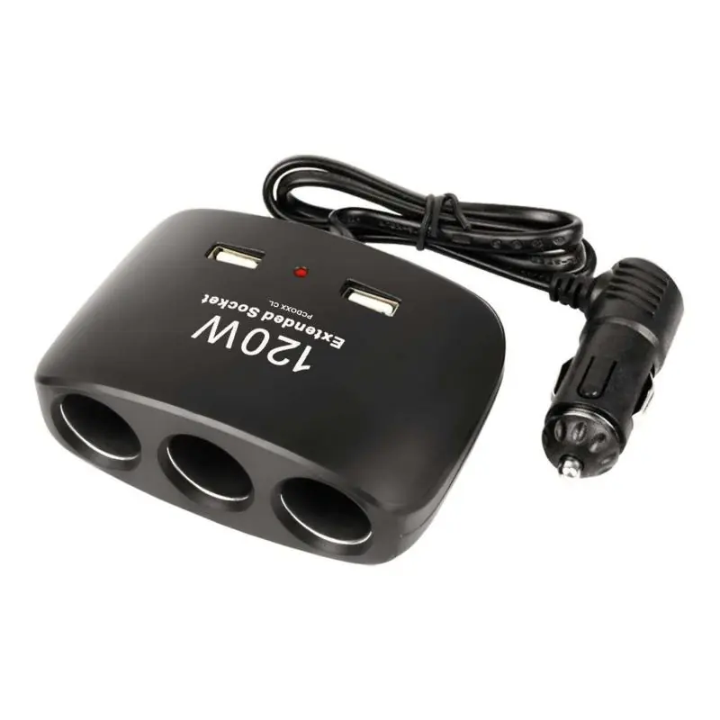 Otros,Adaptador Splitter Hub De Encendedor De Auto + Puerto Usb - Cable 120w