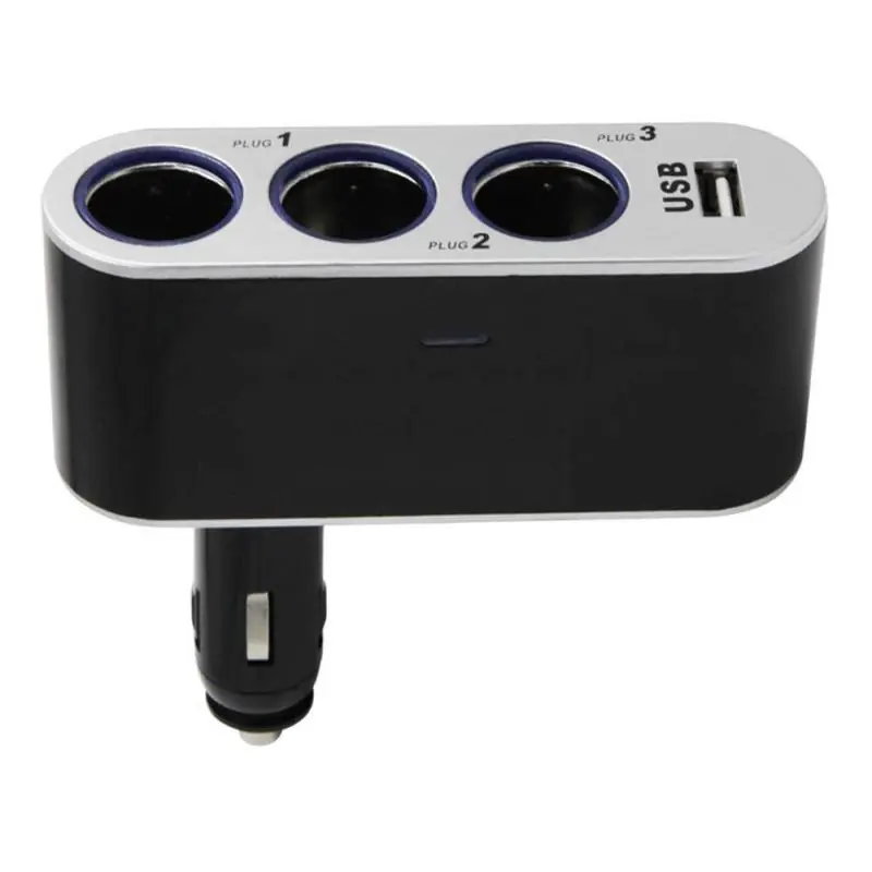 Otros,Adaptador Splitter Hub De Encendedor De Auto + Puerto Usb - Rigido