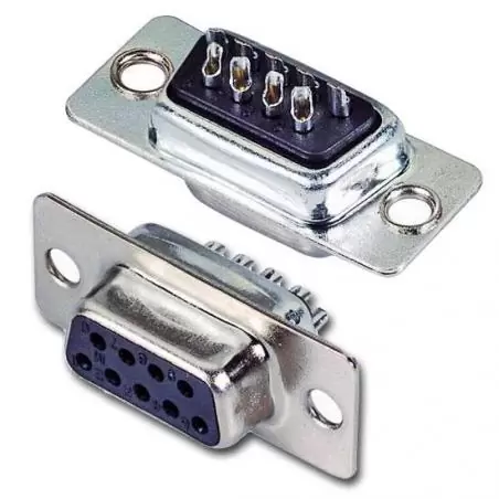 Adaptadores y Cables,Conector DB9 Serial RS232 Hembra para soldar