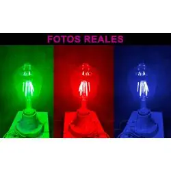 Iluminación de Fiestas,3X Ampolleta LED Vintage Color Fiesta Luz colores Retro Decoracion