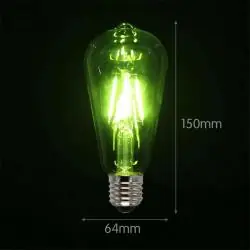 Iluminación de Fiestas,3X Ampolleta LED Vintage Color Fiesta Luz colores Retro Decoracion