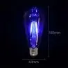 Iluminación de Fiestas,Ampolleta Vintage Luz Led Colores Fiesta Retro Decoracion - Azul