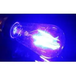 Iluminación de Fiestas,Ampolleta Vintage Luz Led Colores Fiesta Retro Decoracion - Azul