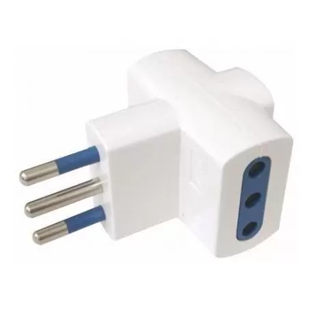Interruptores y Enchufes,Enchufe Triple Ladron Corriente Toma Electrica Adaptador AC 220v