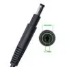 Adaptadores y Cables,Cable de Repuesto para Cargador de Notebook Punta HP/Compaq Negra 1.7mm x 4.8mm