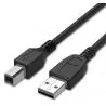 Adaptadores y Cables,Cable De Impresora Epson Usb 1.5mts Alta Calidad Grueso 5mm - Negro