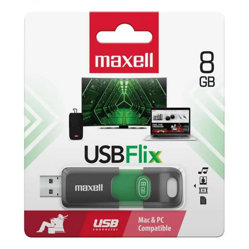 Pendrive,Pendrive 8 Gb Maxell Original Almacenar Fotos Vidos Musica