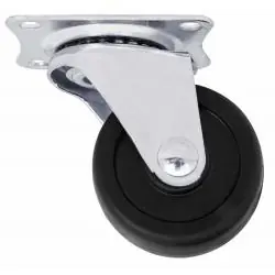 Otros,4x Rueda Mueble Carro Giratoria 4cm Zincada 40mm Placa Base