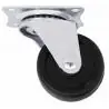 Otros,4x Rueda Mueble Carro Giratoria 4cm Zincada 40mm Placa Base