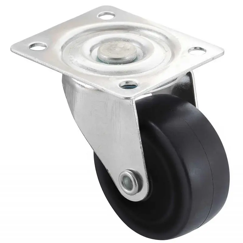 Otros,4x Rueda Mueble Carro Giratoria 4cm Zincada 40mm Placa Base