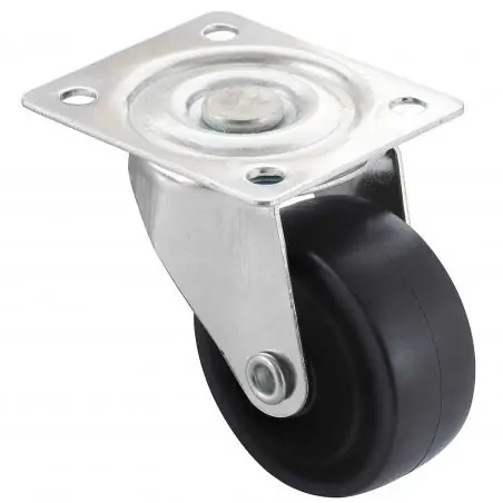 Otros,4x Rueda Mueble Carro Giratoria 4cm Zincada 40mm Placa Base