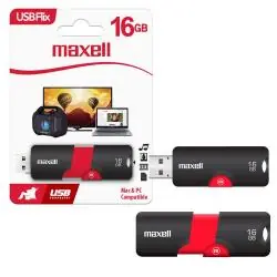 Pendrive,Pendrive 16Gb Maxell Original Datos Fotos Musica Videos