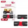 Pendrive,Pendrive 16Gb Maxell Original Datos Fotos Musica Videos