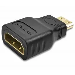 Adaptador de Video y Conversor,Adaptador Copla Hdmi A Mini Hdmi Notebook Pc Camara Tablet a Pantallas