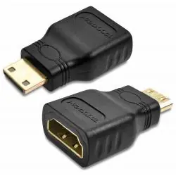 Adaptador de Video y Conversor,Adaptador Copla Hdmi A Mini Hdmi Notebook Pc Camara Tablet a Pantallas