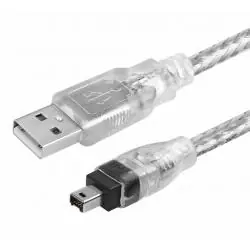 Adaptadores y Cables,Cable Firewire Ieee1394 4p A Usb Dv I.link para Camara DCR-TRV75E