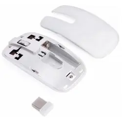 Kit Teclado + Mouse,Kit Mouse Teclado Inalambrico Para Pc Notebook Usb Pilas Blanco k-6