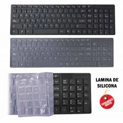 Kit Teclado + Mouse,Kit Mouse Teclado Inalambrico Para Pc Notebook Usb Pilas NEGRO k-6