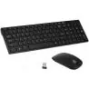 Kit Teclado + Mouse,Kit Mouse Teclado Inalambrico Para Pc Notebook Usb Pilas NEGRO k-6