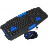 Kit Teclado + Mouse,Kit Teclado Mouse Gamer Inalambrico Receptor Usb Pc Notebook - HK8100