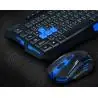 Kit Teclado + Mouse,Kit Teclado Mouse Gamer Inalambrico Receptor Usb Pc Notebook - HK8100