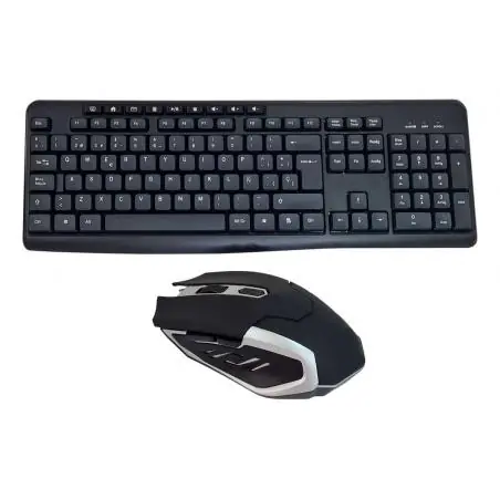 Kit Teclado + Mouse,Kit Teclado Mouse Optico Inalambrico Pc Notebook Escritorio - W3700