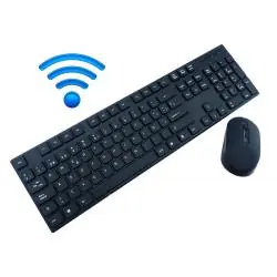 Kit Teclado + Mouse,Kit Mouse Teclado Inalambrico Usb Pc Notebook Escritorio - 3100