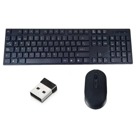 Kit Teclado + Mouse,Kit Mouse Teclado Inalambrico Usb Pc Notebook Escritorio - 3100