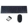 Kit Teclado + Mouse,Kit Mouse Teclado Inalambrico Usb Pc Notebook Escritorio - 3100