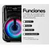 Parlante Portátil,Mini Parlante Radio Bluetooth Luz Rgb Led Portatil Recargable - GTS1346