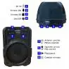 Parlante Portátil,Mini Parlante Radio Bluetooth Luz Rgb Led Portatil Recargable - GTS1346