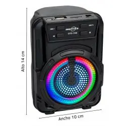 Parlante Portátil,Mini Parlante Radio Bluetooth Luz Rgb Led Portatil Recargable - GTS1346