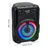 Parlante Portátil,Mini Parlante Radio Bluetooth Luz Rgb Led Portatil Recargable - GTS1346