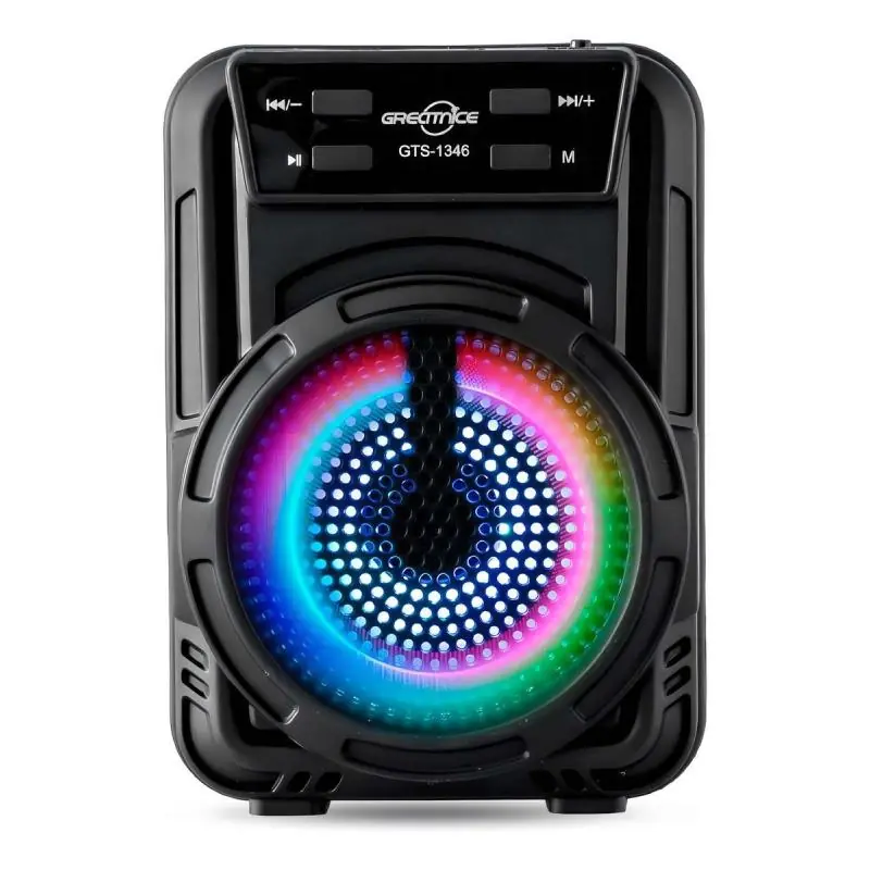 Parlante Portátil,Mini Parlante Radio Bluetooth Luz Rgb Led Portatil Recargable - GTS1346