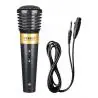 Micrófono Karaoke y Accesorios,Microfono Alambrico Fiesta Karaoke Jack 6.3 Cable Plug 6.5mm - DM-993