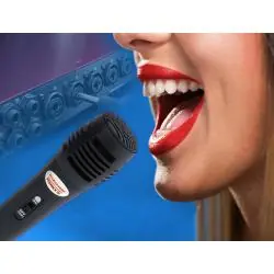 Micrófono Karaoke y Accesorios,Microfono Alambrico Fiesta Karaoke Jack 6.3 Cable Plug 6.5mm - SM-338